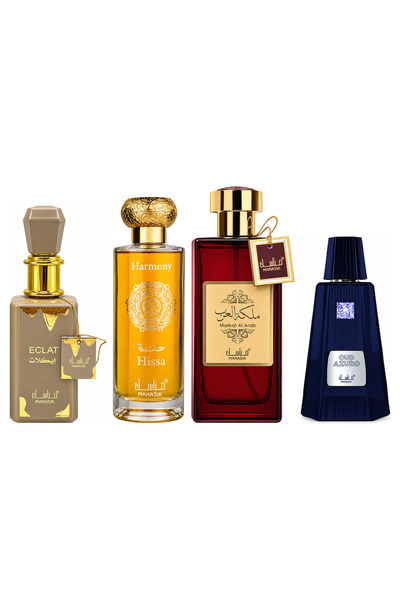 MANASIK Set 4 parfumuri Manasik, Eclat + Hissa Harmony + Malikat al Arab + Ou...