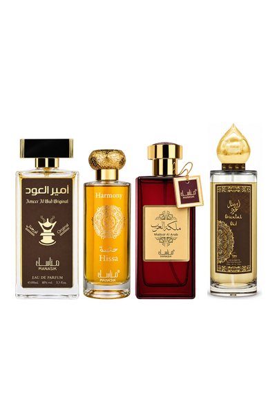 MANASIK Set 4 Manasik, Ameer al Oud Original + Hissa Harmony + Malikat al Ara...