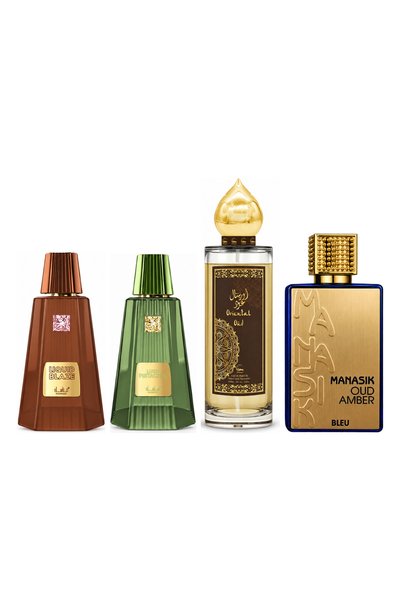 MANASIK Set 4 parfumuri Manasik, Liquid Blaze + Lush Pistachio + Oriental Oud...