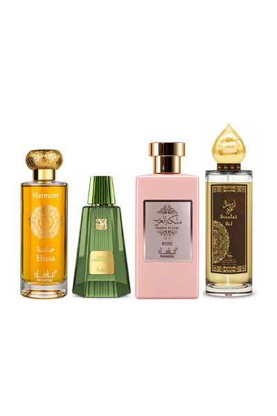 MANASIK Set 4 Manasik, Hissa Harmony + Lush Pistachio + Malikat al Arab Rose ...