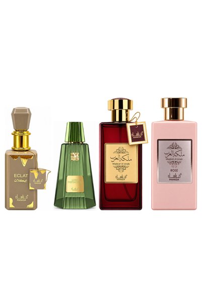 MANASIK Set 4 parfumuri Manasik, Eclat + Lush Pistachio + Malikat al Arab + M...