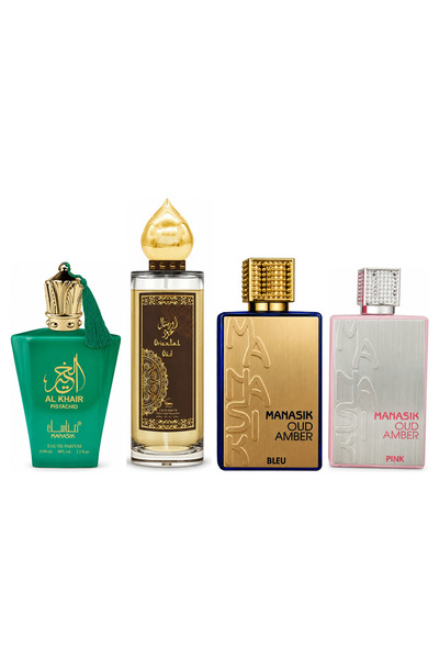 MANASIK Set 4 Manasik</DNTCTMS>, Al Baraka Pistachio</DNTCTMS> + Oud Oriental...