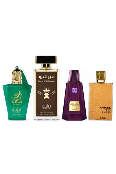 MANASIK Set 4 parfumuri Manasik, Al Baraka Pistachio + Ameer al Oud Original ...