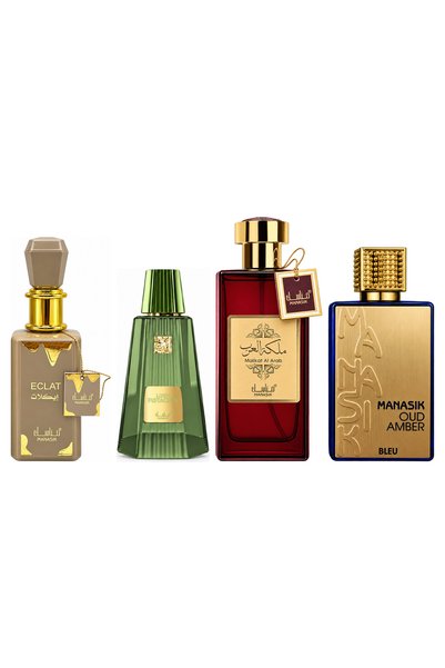 MANASIK Set 4 parfumuri Manasik, Eclat + Lush Pistachio + Malikat al Arab + O...