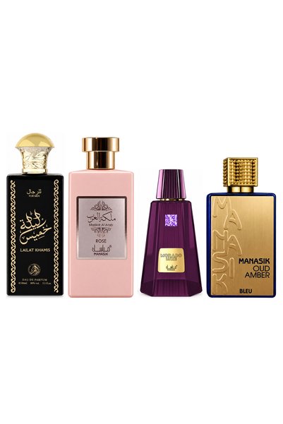 MANASIK Set 4 Manasik, Lailat Khamis + Malikat al Arab Rose + Morado Luxe + O...