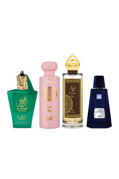 MANASIK Set 4 parfumuri Manasik, Al Baraka Pistachio + Hissa Elara + Oriental...