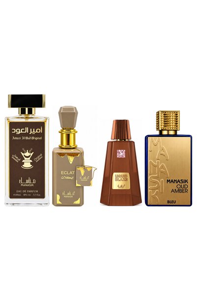 MANASIK Set 4 parfumuri Manasik, Ameer al Oud Original + Eclat + Liquid Blaze...