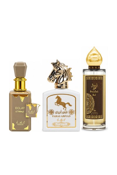 MANASIK Set 3 parfumuri Manasik, Eclat + Faras Abiyad + Oriental Oud, EDP, 3 ...