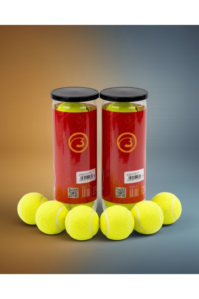 tecnocom 6'lı Dayanıklı Tenis Topu Seti Antrenman ve Günlük Kullanım İçin