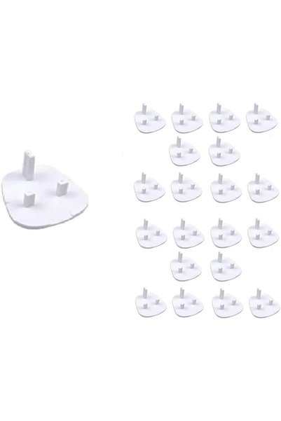 EXCEFORE 20 Pcs Baby Plug Socket Covers, Child Safety Socket Protectors, ABS ...