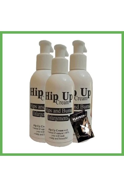 TheGencoo Super Hip Up 3-Pack Butt Cream, Large 120 ml + 1 Free Gel GEN01