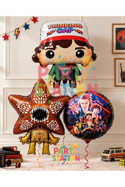 Parti Station Stranger Things-Themed Balloon Set (3-Piece): Stranger Things D...