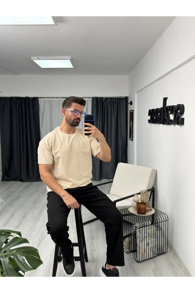 SEZBASE Men's Oversize Basic T-Shirt