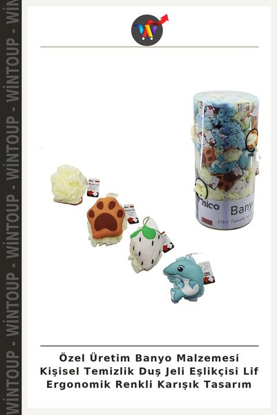 Wintoup Custom-Made Bathroom Accessories, Personal Care, Shower Gel, Loofah, ...
