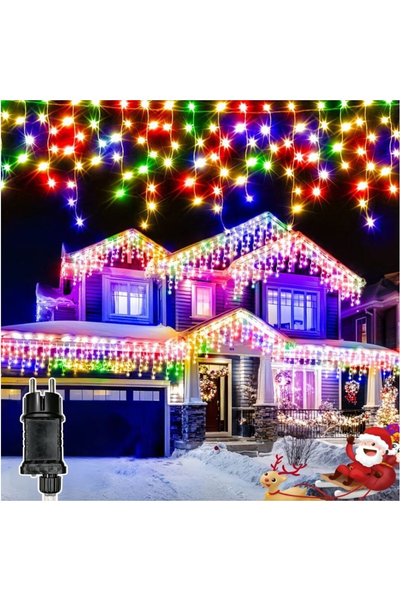xpress sales Multicolor Fringe Light Installation, 50 m, 800 LED, XPRESS SALE...
