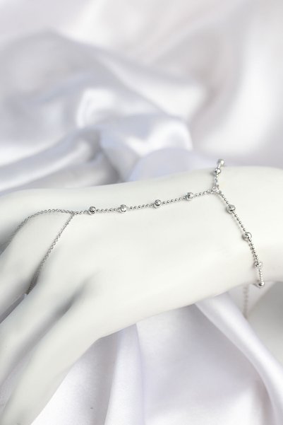 Bezos Rice-Colored Silver Doric-Style Women's Shahmeran BZELDR05