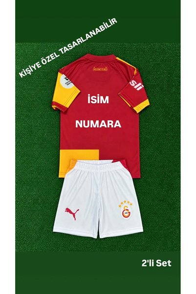 Marka Extra KİŞİYE ÖZEL G'âlatâ.sarây 26/27 Yeni Sezon Çocuk Forması 2'li Set