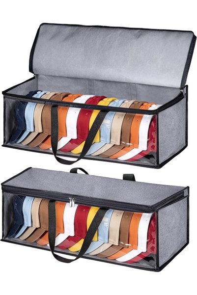 KIMBORA Large Hat Organizer for Baseball Cap Holder Durable Hat Storage Rack ...