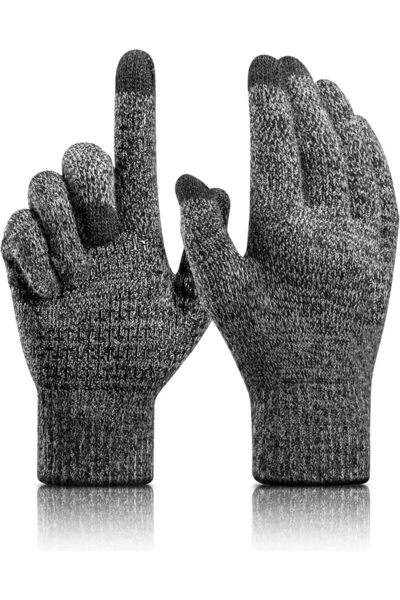 Parlberd Winter Gloves For Men Women, Cold Weather Warm Touchscreen Glove Uni...