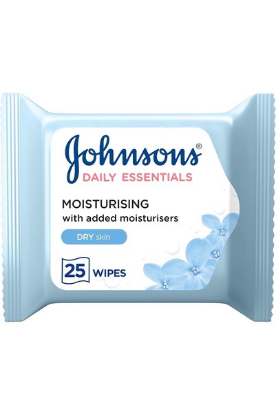 Johnson & Johnson مناديل جونسون لتنظيف الوجه، منتجات أساسية للاستخدام اليومي،...