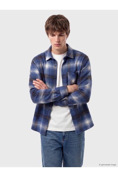 LC Waikiki XSIDERelax Fit Plaid Men's Flannel Shirt