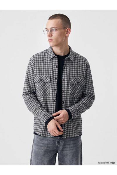 LC Waikiki Xsiderelax fit plaid shirt for men