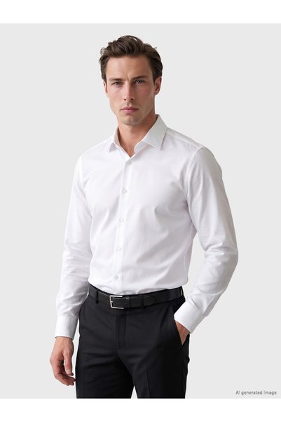 LC Waikiki Trendy Picks from Kübra Butik: Slim Fit Armure Fabric Men's Shirt