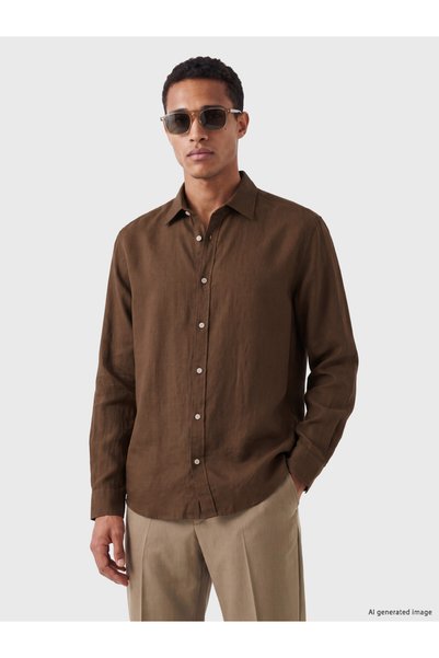 LC Waikiki Trendy Picks from Kübra Butik: STANDARD Fit Linen-Look Men's Shirt