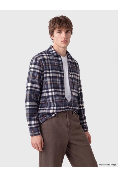 LC Waikiki Xsideregular fit plaid men's lumberjack shirt