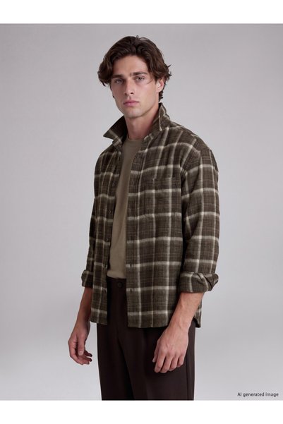 LC Waikiki Trendy Picks from Kübra Butik: Men's Checked Embroidered Flannel S...
