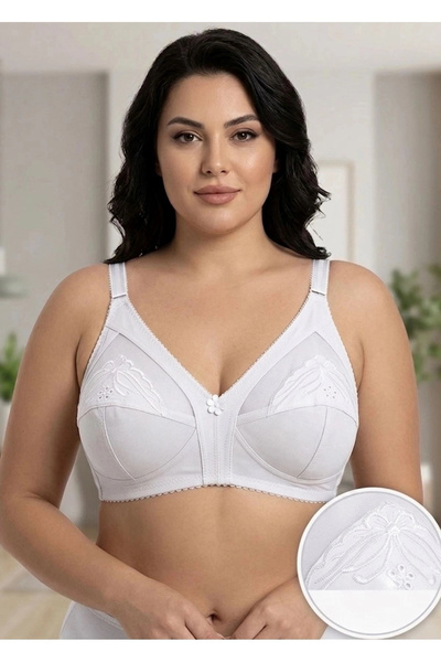 Wintoup Custom-Made Microfiber White Shaping / Sculpting Bra: Elegant Look, P...