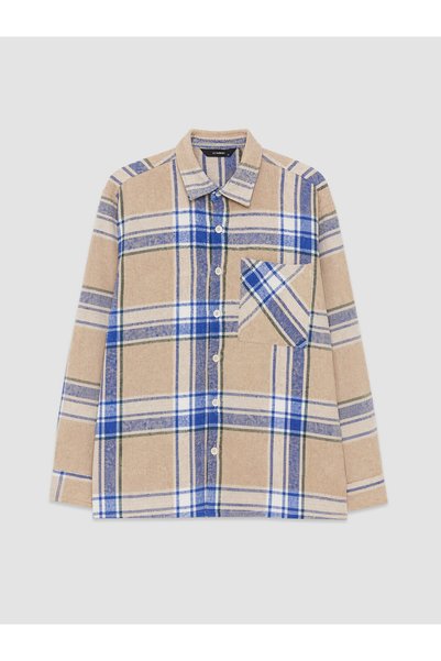 LC Waikiki LC WAIKIKI Checkered Men's Shirt Jacket