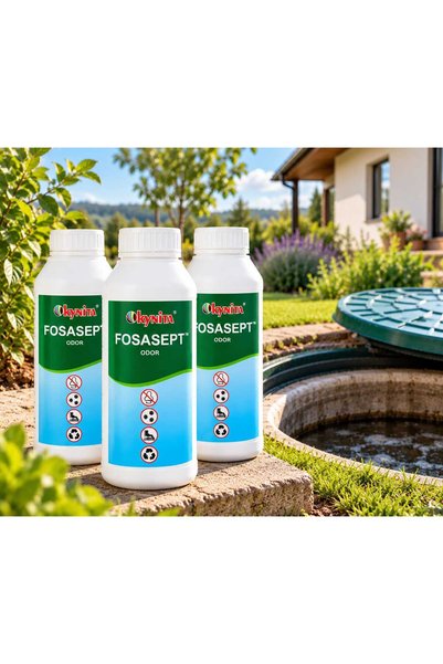 Kynita Set 3 x FOSASEPT ODOR 1L – Bioactivator pentru Fose Septice, Eliminare...