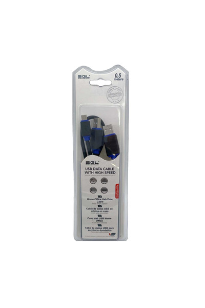 Tradesor Καλώδιο μεταφοράς δεδομένων - 1555 - USB Mini/2 x USB A αρσενικό - 5...