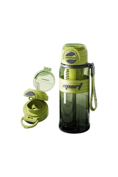 Tradesor Φορητό παγούρι πλαστικό - 800ml - 616298 - Green