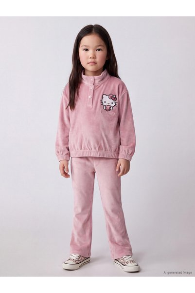 LC Waikiki Set brodat Hello Kitty pentru fete