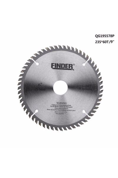 Tradesor Δίσκος κοπής ξύλου - TCT - 9"" - Φ235 - 60T - Finder - 195578