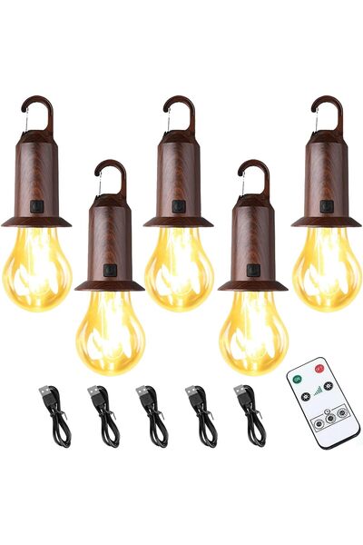Generic Solar Camping Lanterns Tent Sensor Hanging Rchargeable Bulbs | Christ...