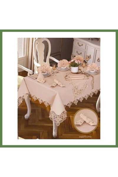 Hobibahçem Carnation, Gardenia, and Linen Cappuccino 12-Person, 26-Piece 160 ...