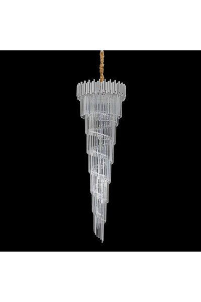 Flippy Crystal Chandelier CC110/600x1800CH, 28xE14, 60 cm Diameter, 180 cm He...