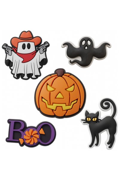 OEM 3D стикер Boo за калъф за телефон/таблет, комплект от 5 броя, многоцветен