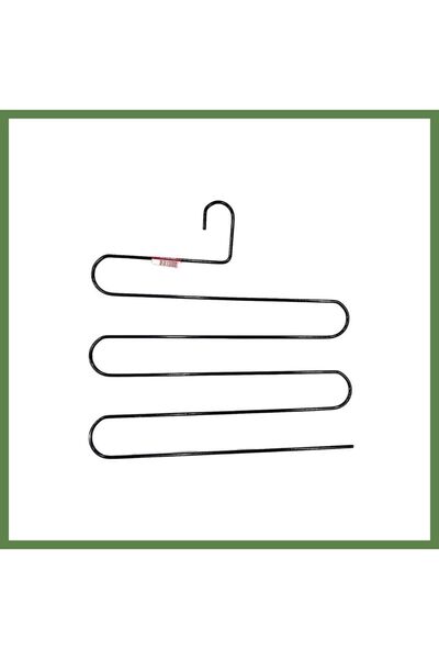 Hobibahçem Black Metal Zigzag Pant Hanger HB006