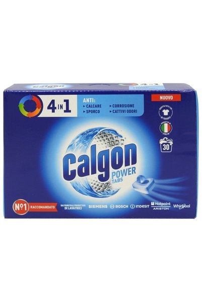 Calgon Таблетки против котлен камък за пералня, Calgon, комплект от 30 броя