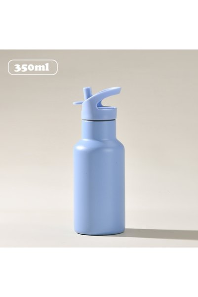 Generic Double Wall 316 Stainless Steel Insulated Straw Sports Bottle 350ml O...
