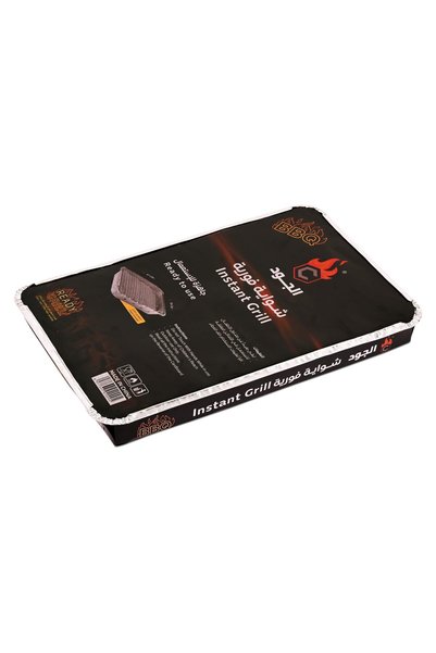 Al Joud Charcoal One-Time Use Instant Disposable Grill, 50 x 30 x 4 cm