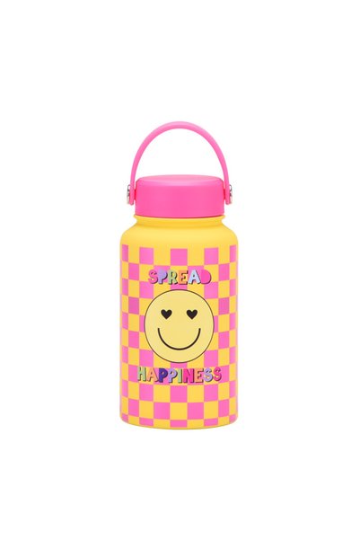 Generic Wide Mouth Vacuum Insulated Water Bottle 650ml Printed for Kids Stude...