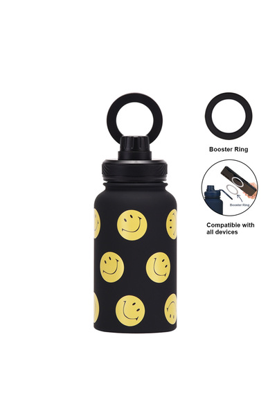 Generic Magnetic Phone Holder Insulated Straw Bottle 650ml Stainless Steel Pr...