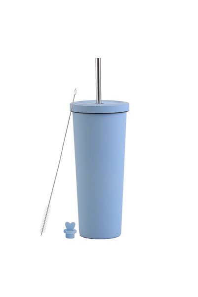 Generic Stainless Steel Insulated Straw Cup 830ml Wide Straw Boba Milk Tea