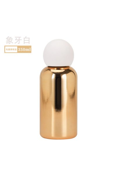 Generic 316 Stainless Steel Electroplated Insulated Water Bottle 350ml Studen...