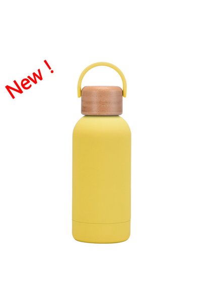 Generic Double Wall Vacuum Insulated Bottle 350ml Small Mouth Handle Mini Out...
